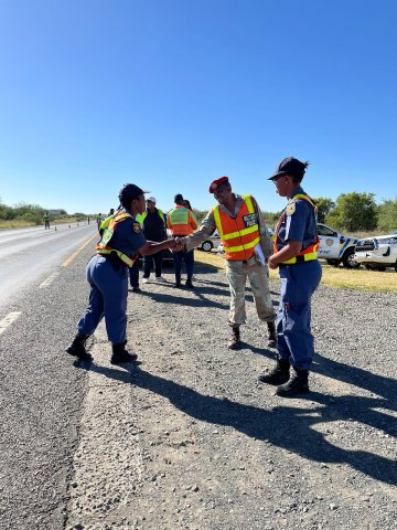 Inter - Provincial K78 Roadblock operation between NC & FS provinces 