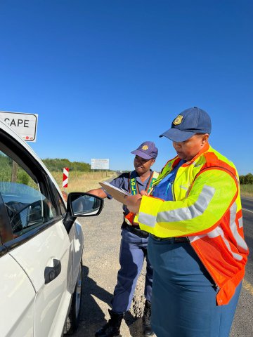 Inter - Provincial K78 Roadblock operation between NC & FS provinces 